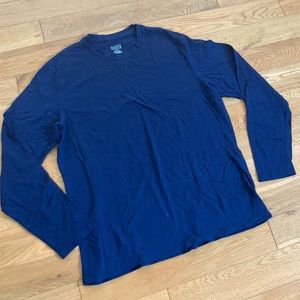 ☀️ Merona Navy Blue Long Sleeve Shirt, M